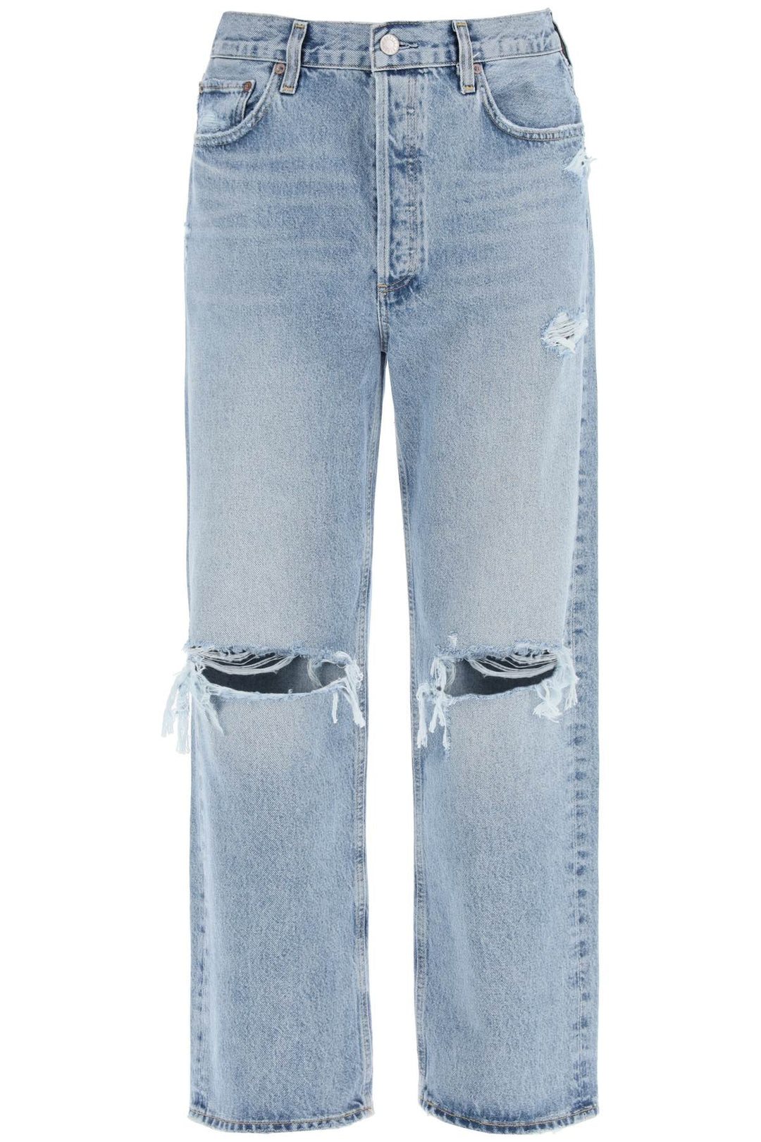 90's destroyed jeans with distressed details-0