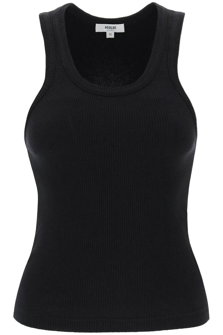 poppy ribbed tank top-0