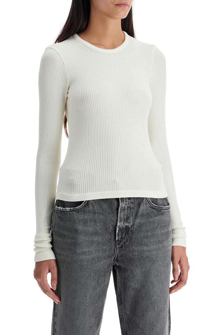 fitted long-sleeved top by-1