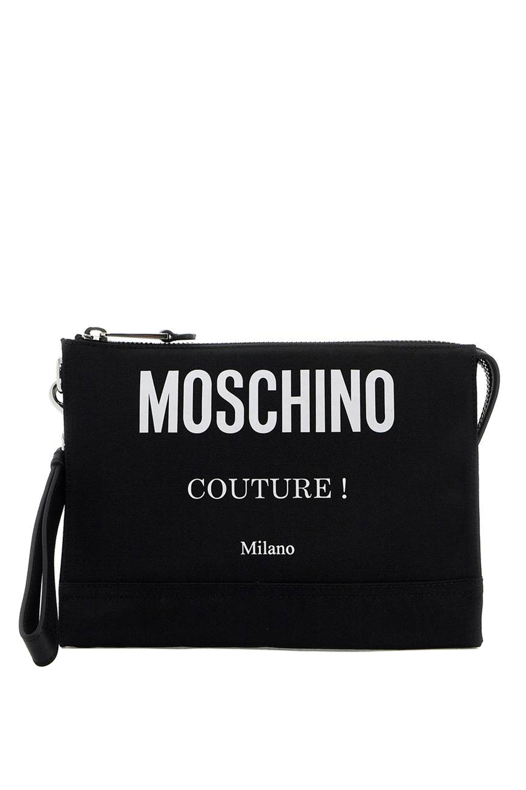 nylon logo pouch with zip-0