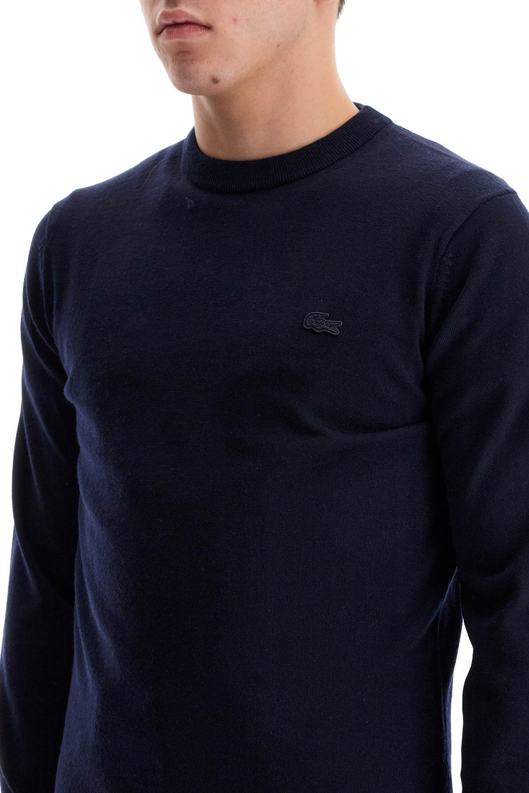 wool crewneck pullover-3