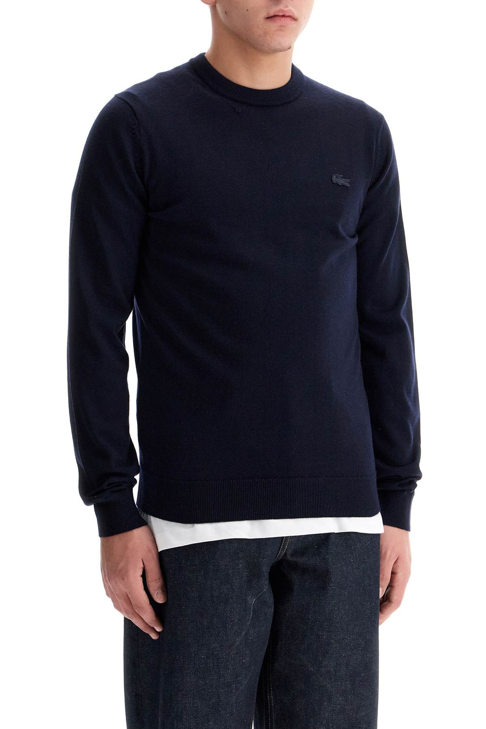 wool crewneck pullover-1