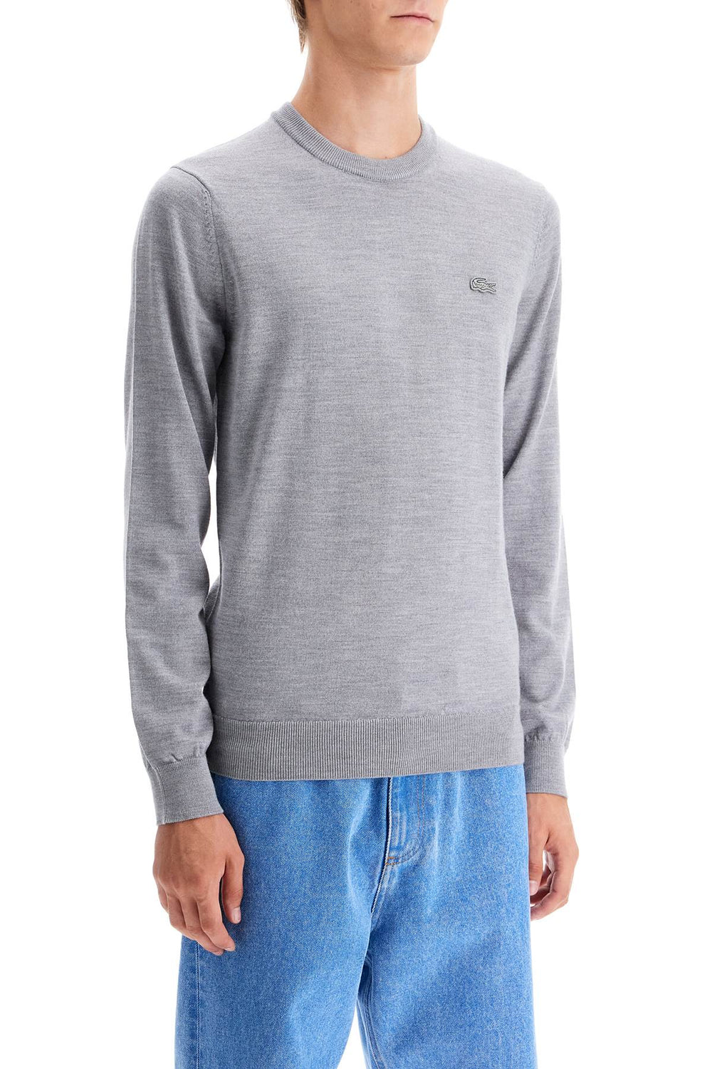 wool crewneck pullover-1