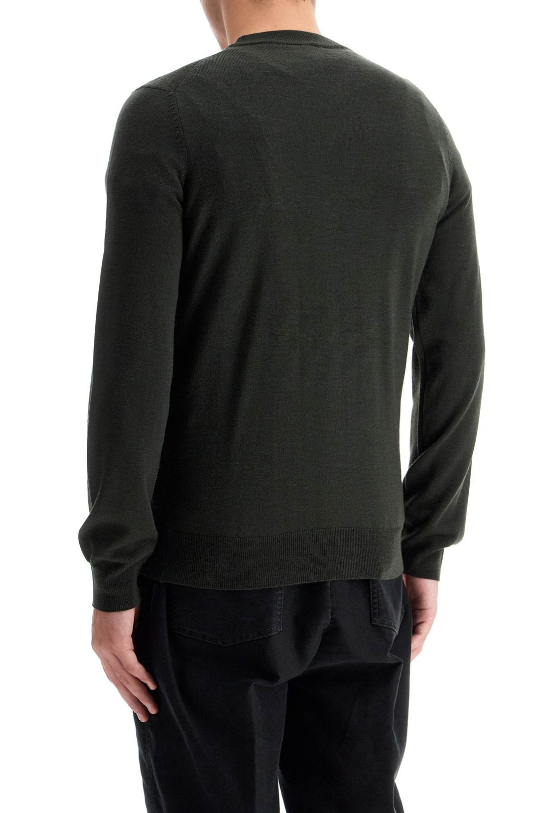 wool blend pullover sweater-2