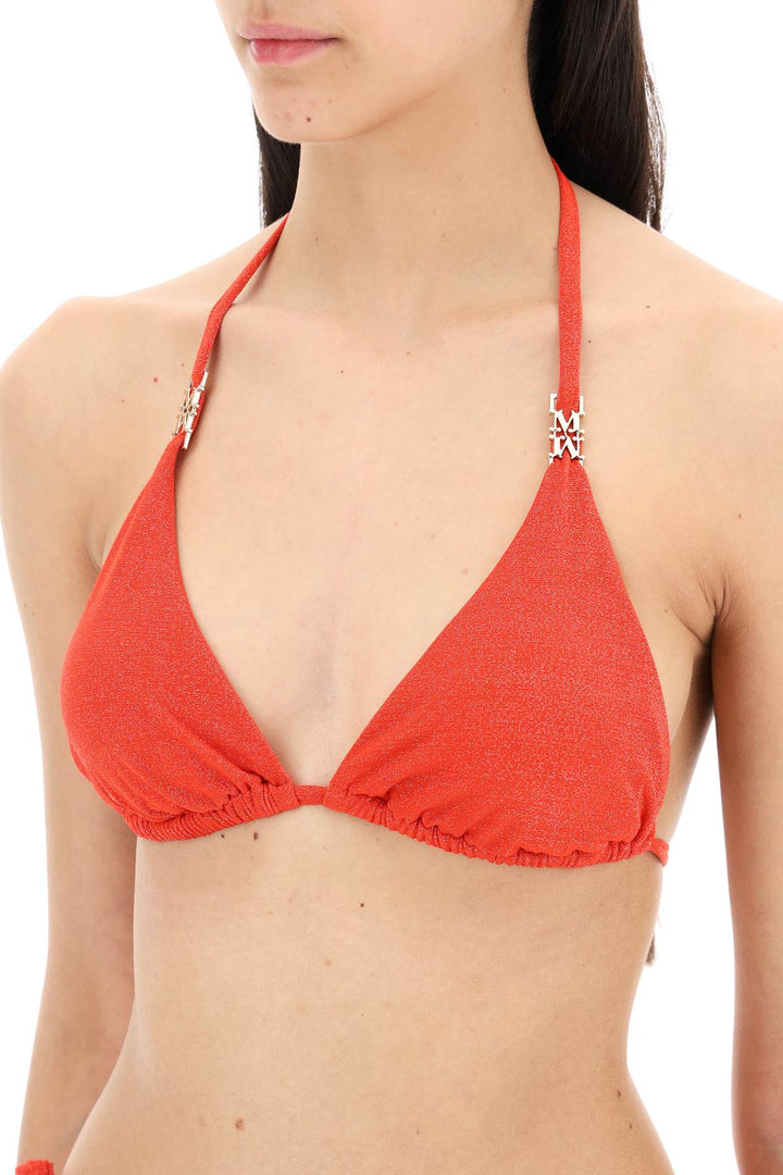 triangle bikini top in jersey and lurex fabric-3