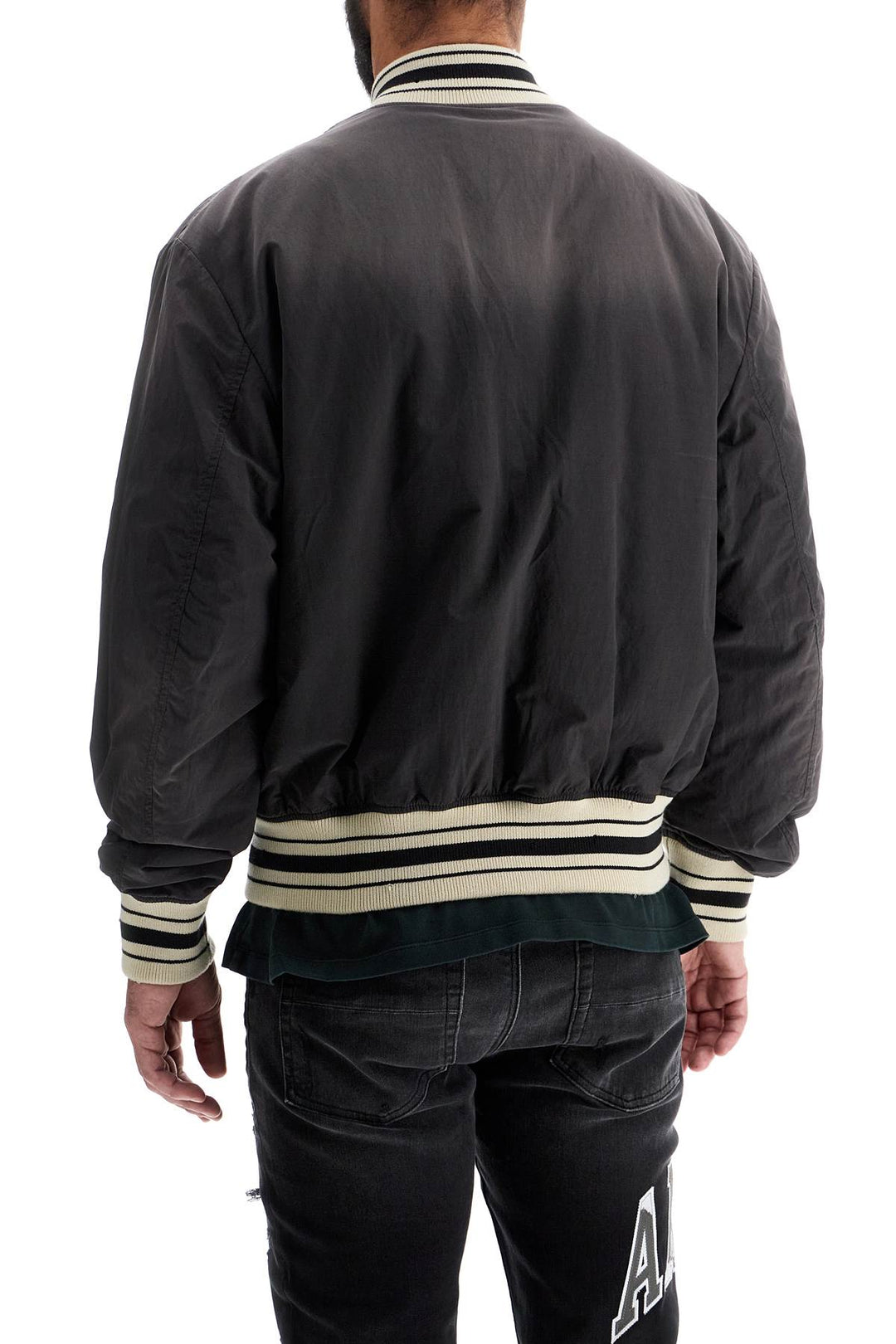 sun faded logo bomber-2