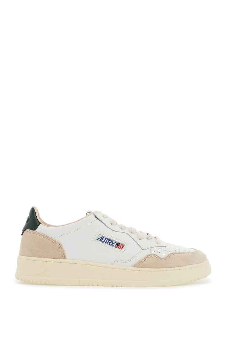 leather medalist low sneakers-0