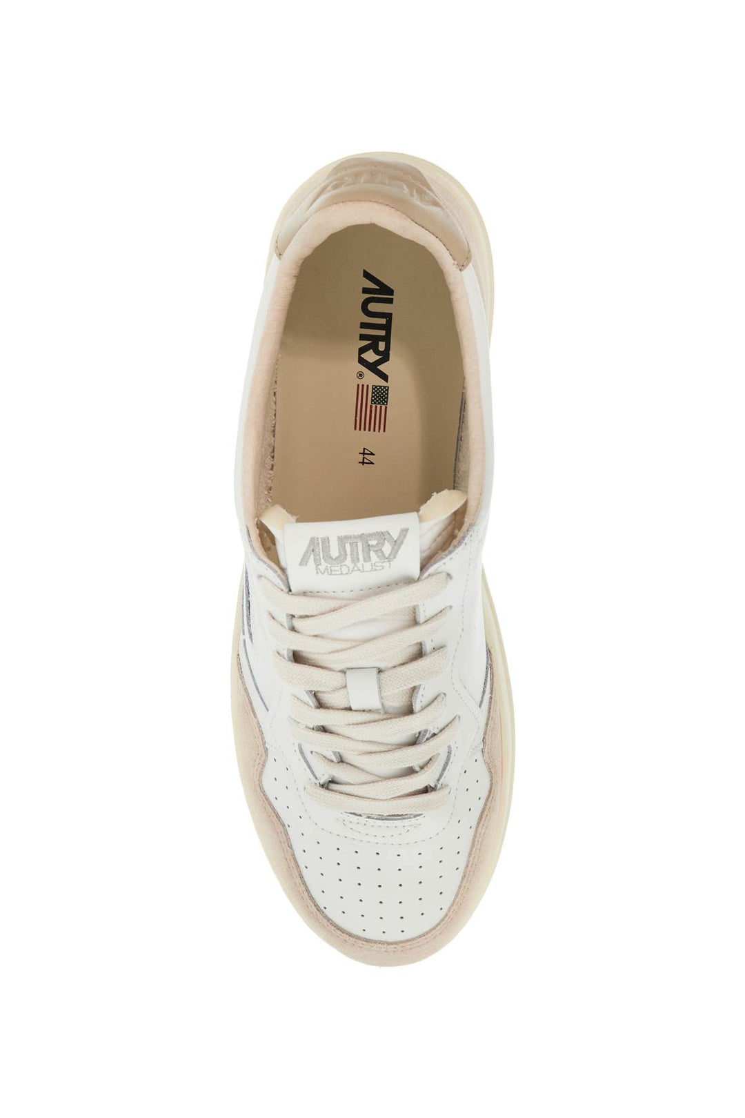 leather medalist low sneakers-1