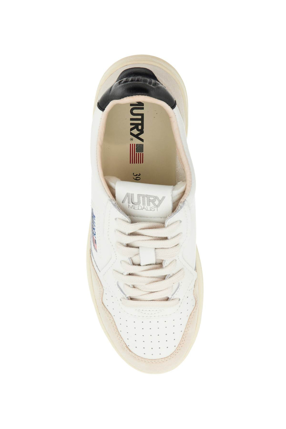 leather medalist low sneakers-1