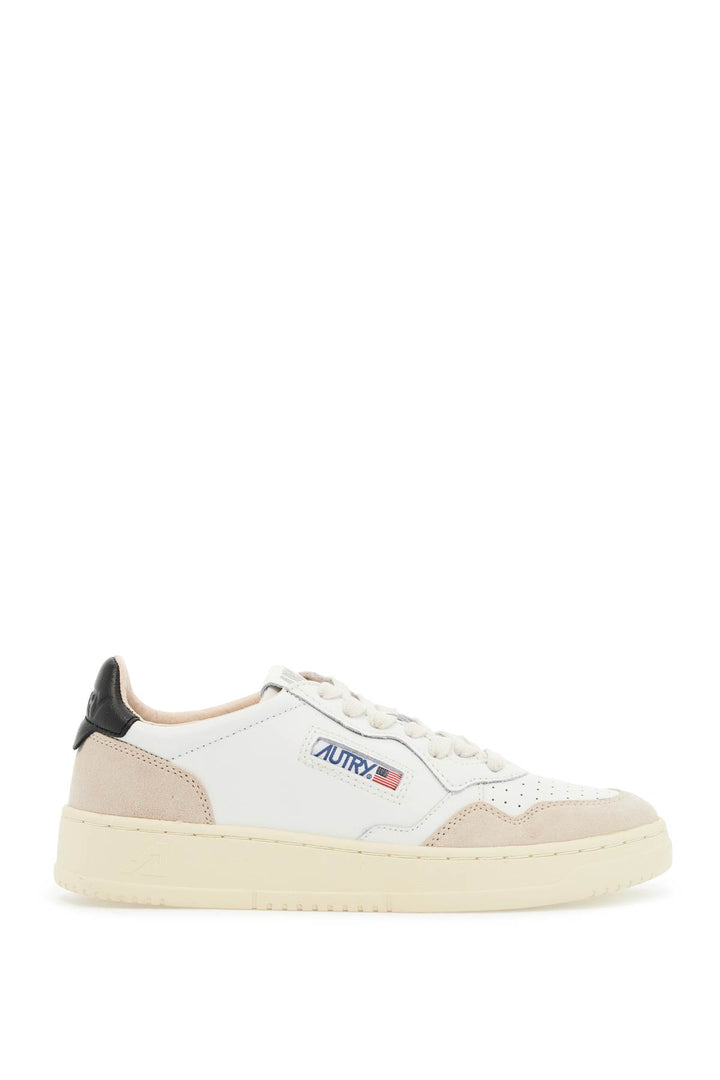 leather medalist low sneakers-0