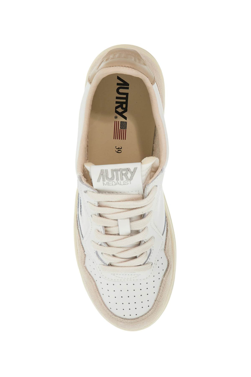 leather medalist low sneakers-1