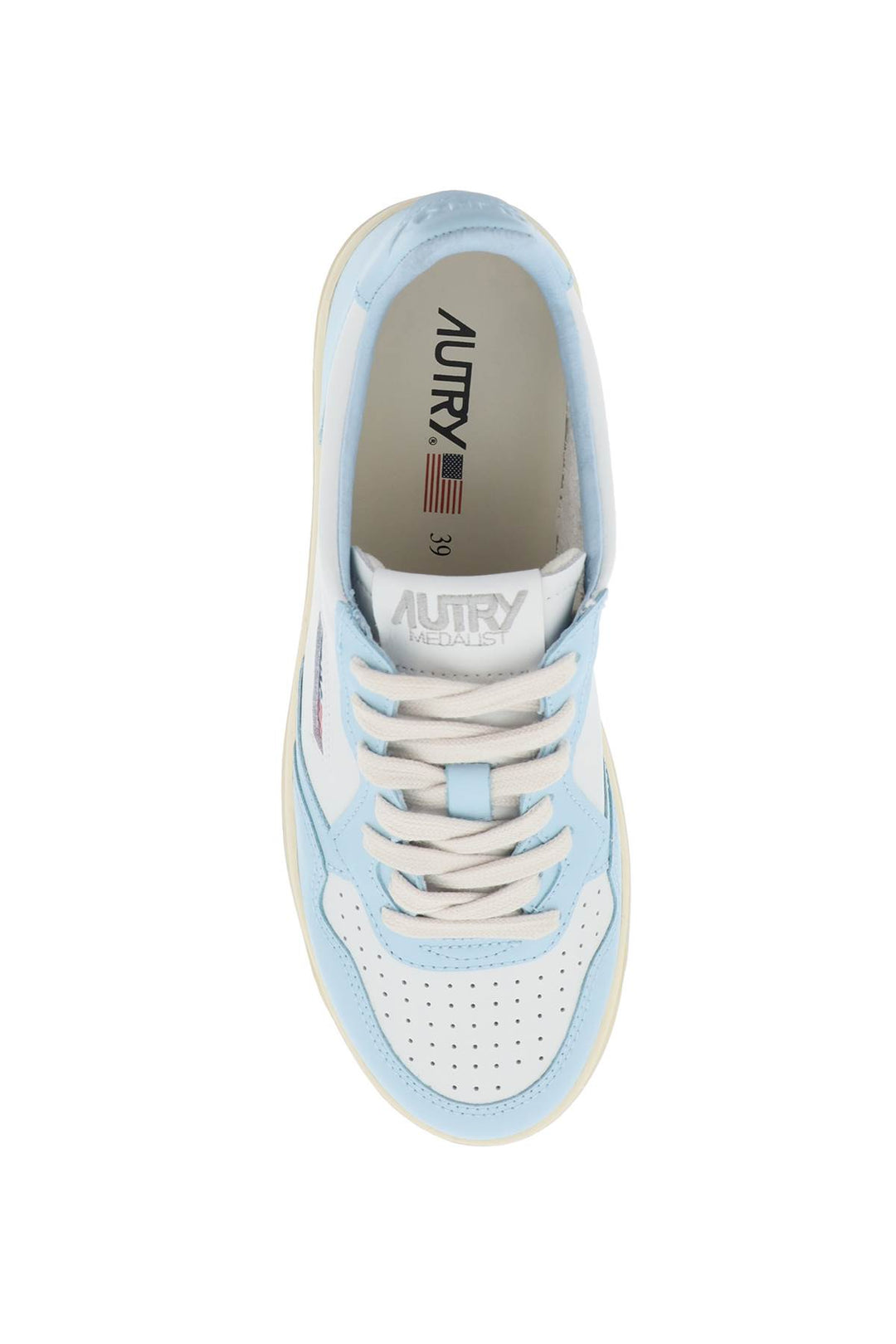 leather medalist low sneakers-1