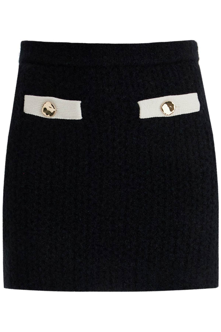 alpaca knit mini skirt-0