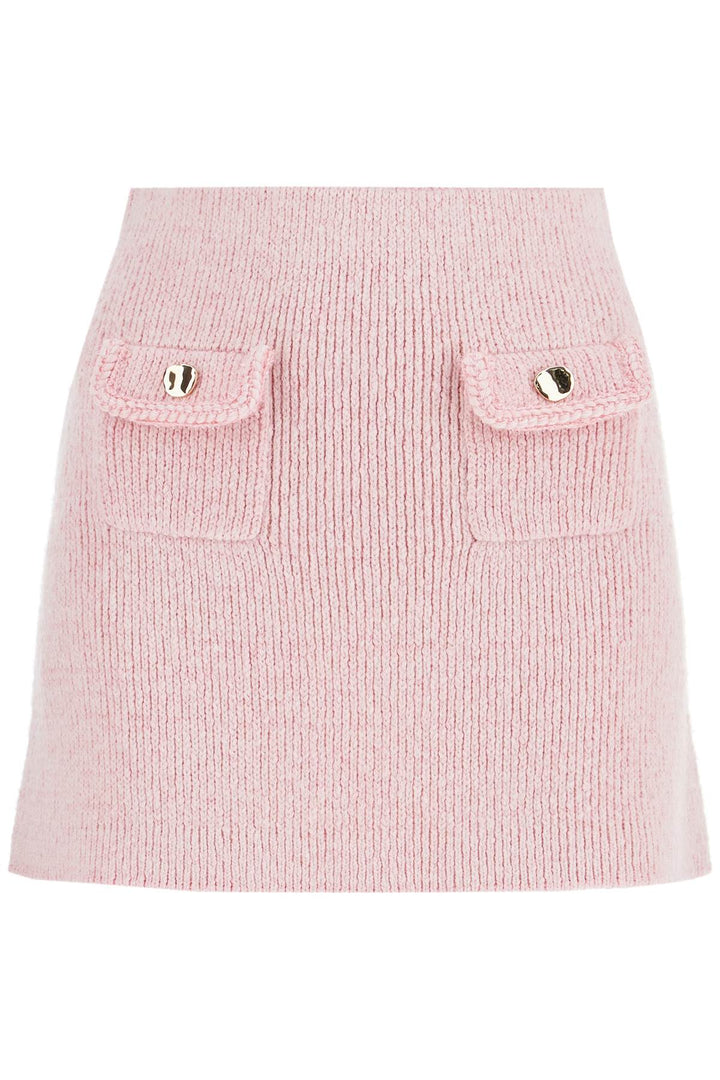 knitted mini skirt-0