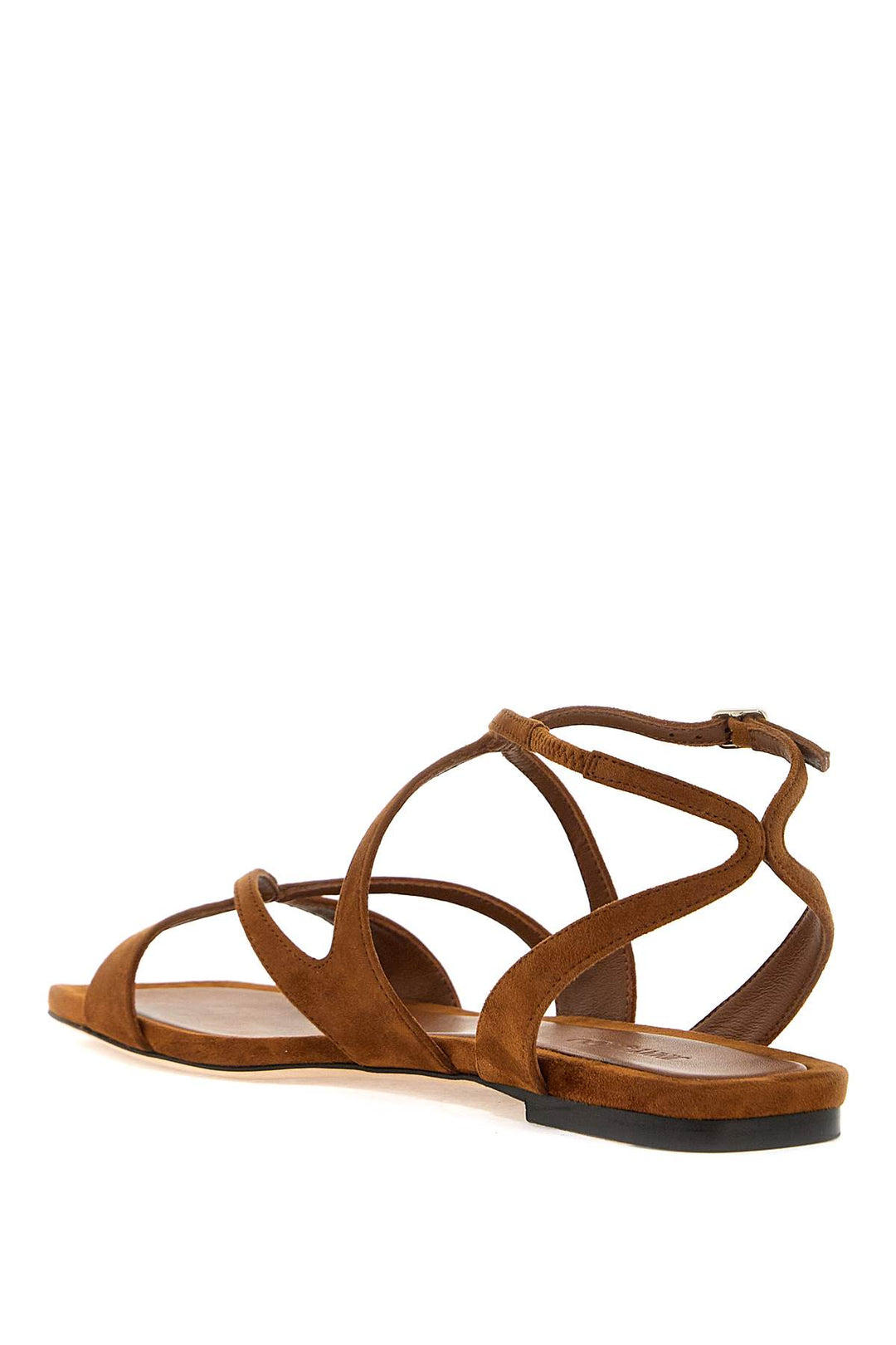 ayla flat suede leather sandals-2