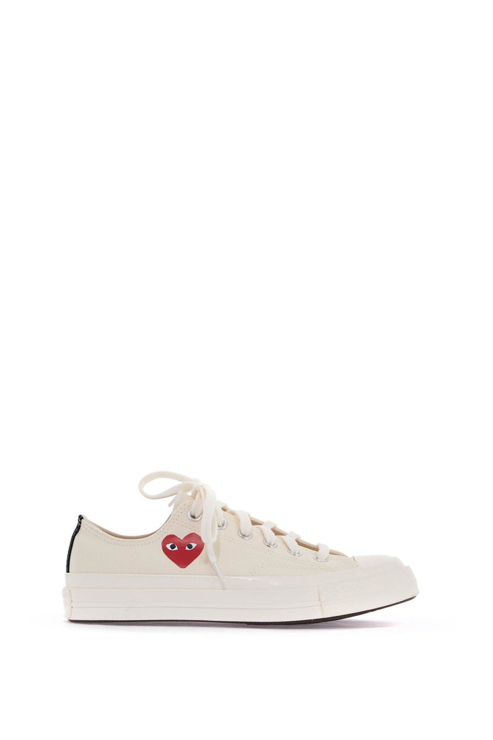 chuck 70 low-top sneakers comme des garçons play x converse-0