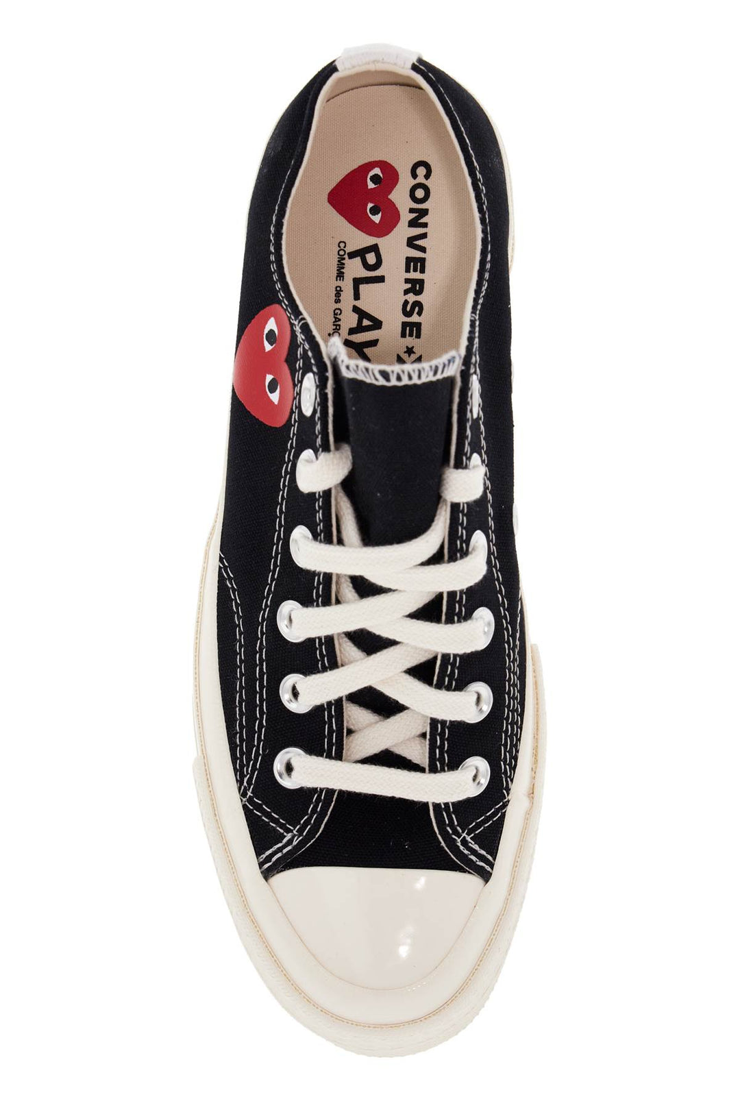 chuck 70 low-top sneakers comme des garçons play x converse-1