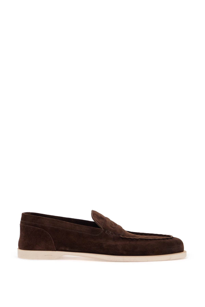 dark brown suede casual shoes with velcro closure-0