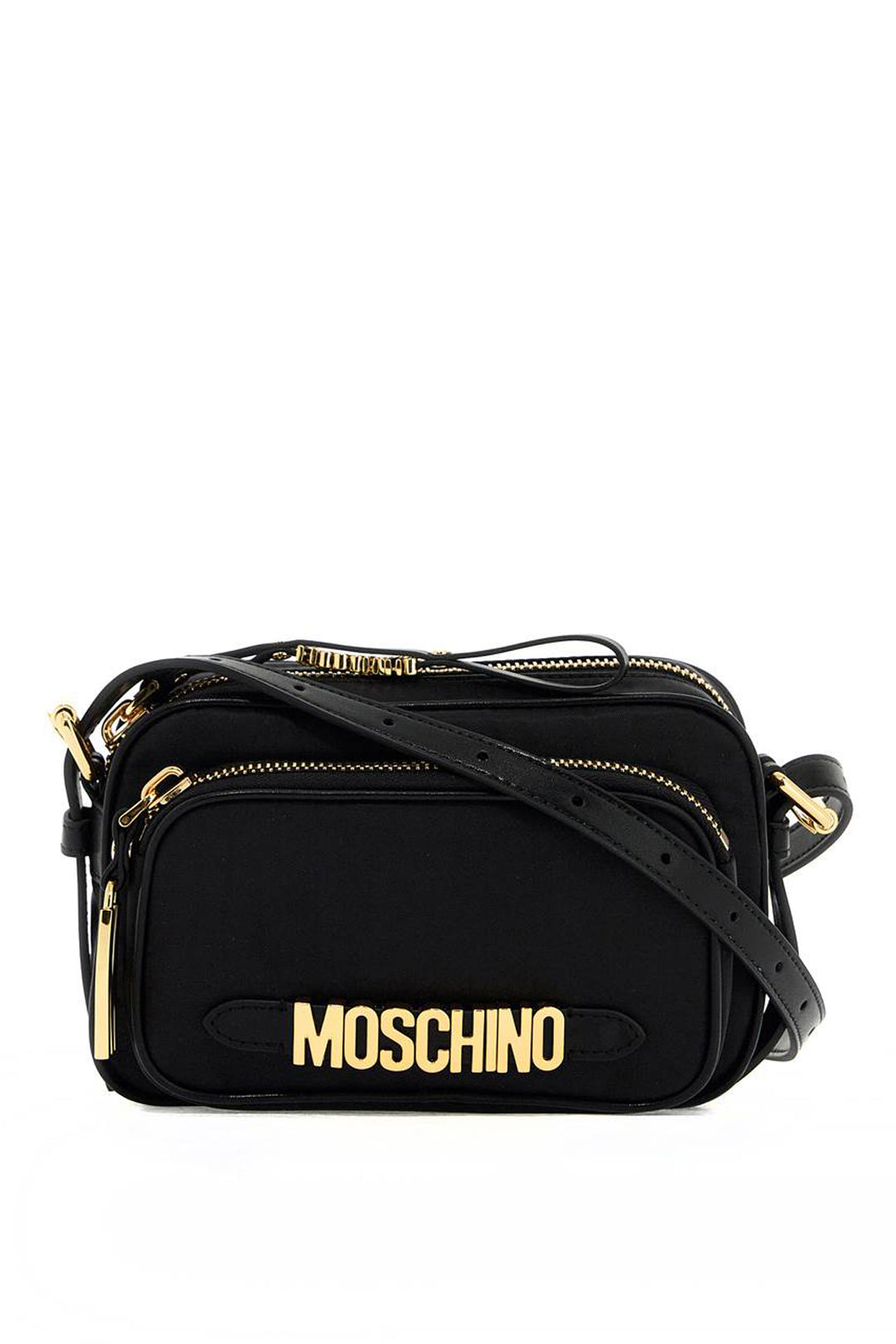 mini shoulder bag with metal logo-0