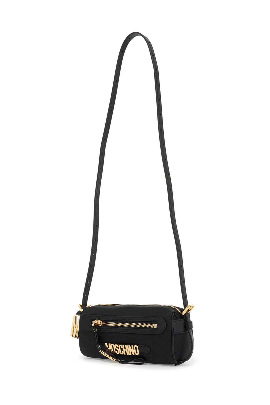 shoulder bag with metal logo detail-2