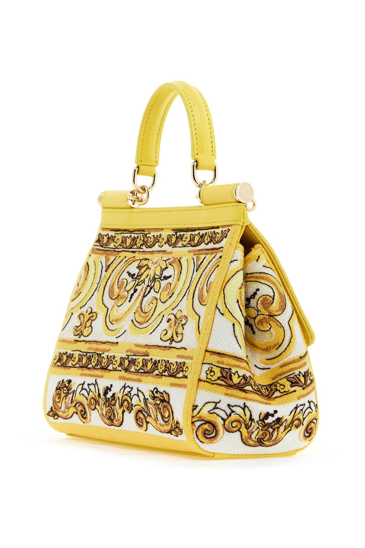 medium sicily handbag with maiolica embroidery-1