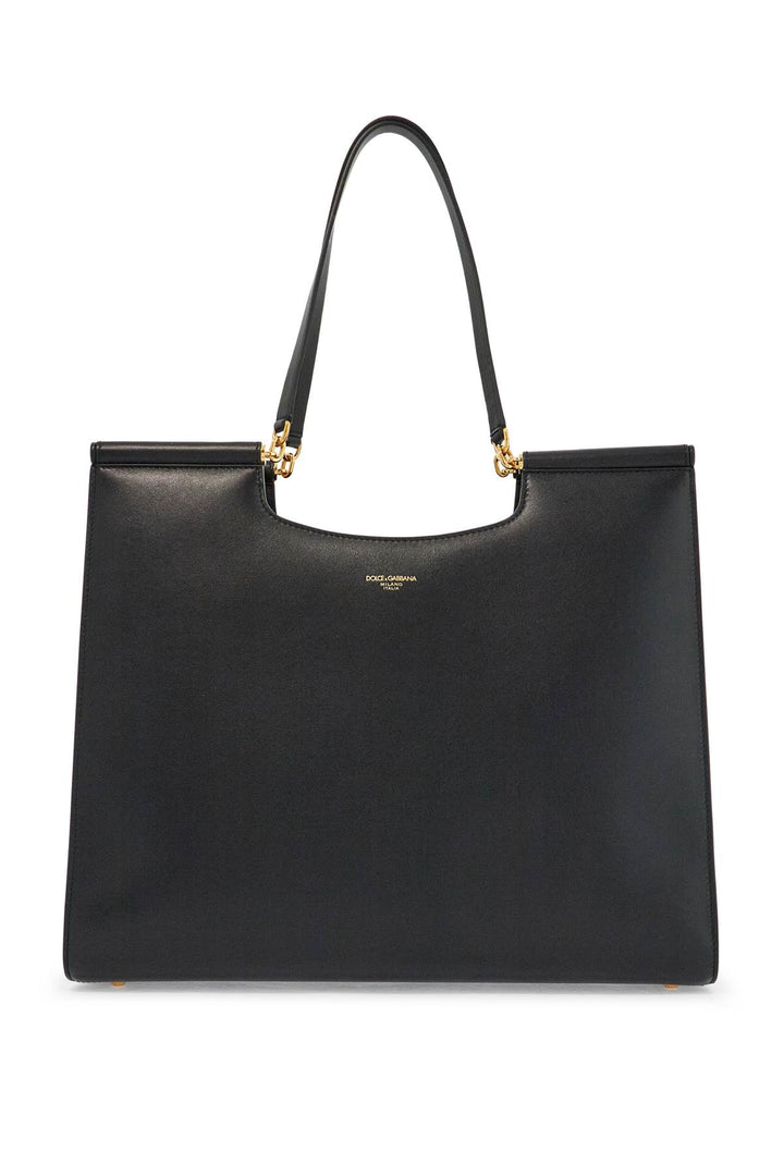 large black leather tote bag-0