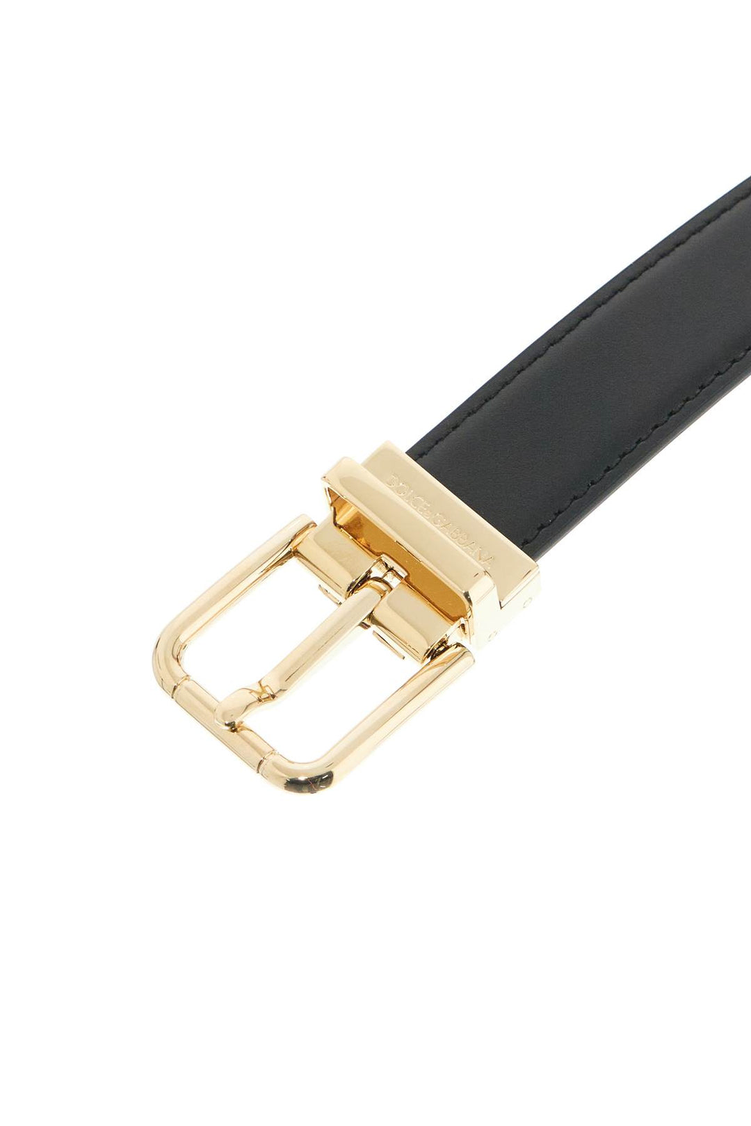 smooth leather dg belt with 8-2