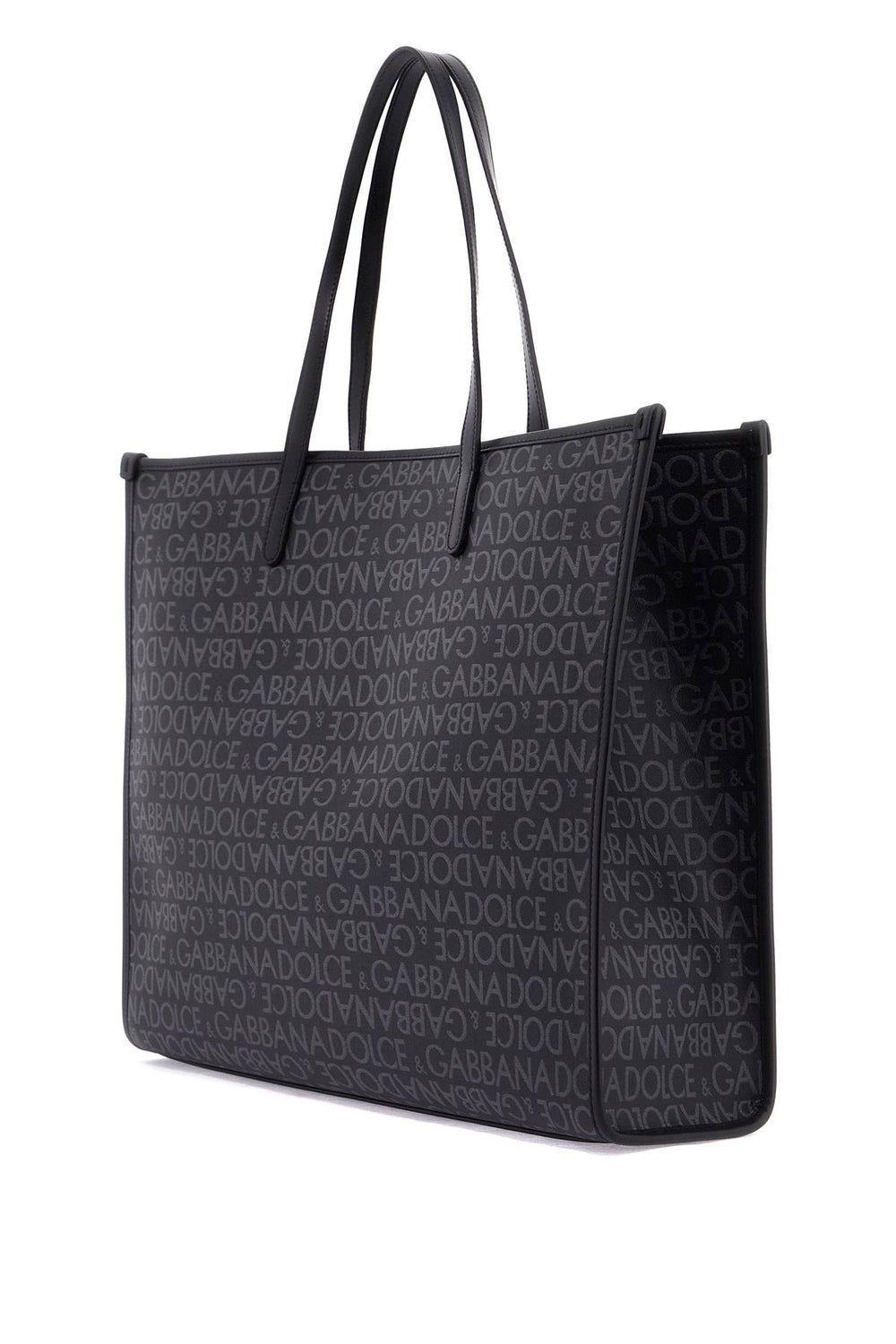 large jacquard-coated tote bag-1