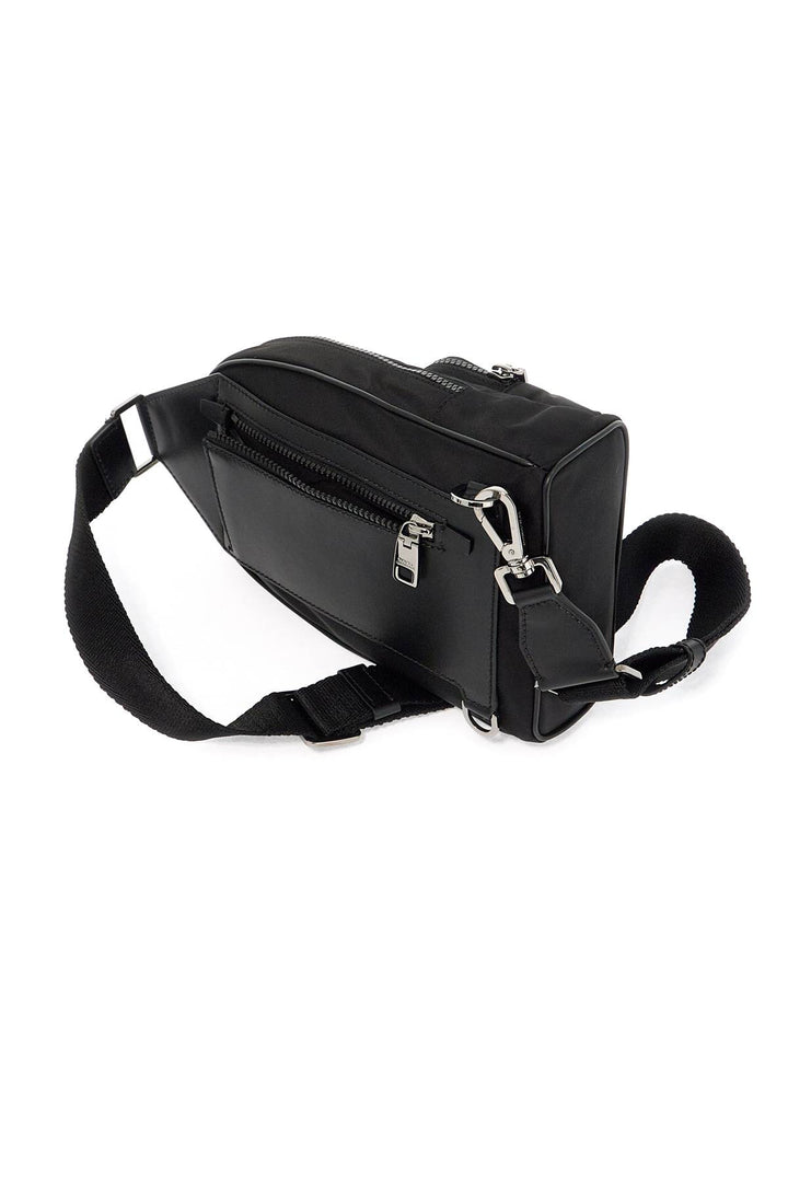 nylon shoulder bag with crossbody-2