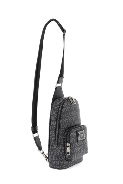 crossbody beltpack with all-over logo-2