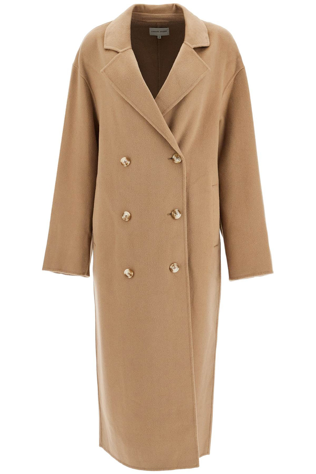 long wool and cashmere coat 'borne-0