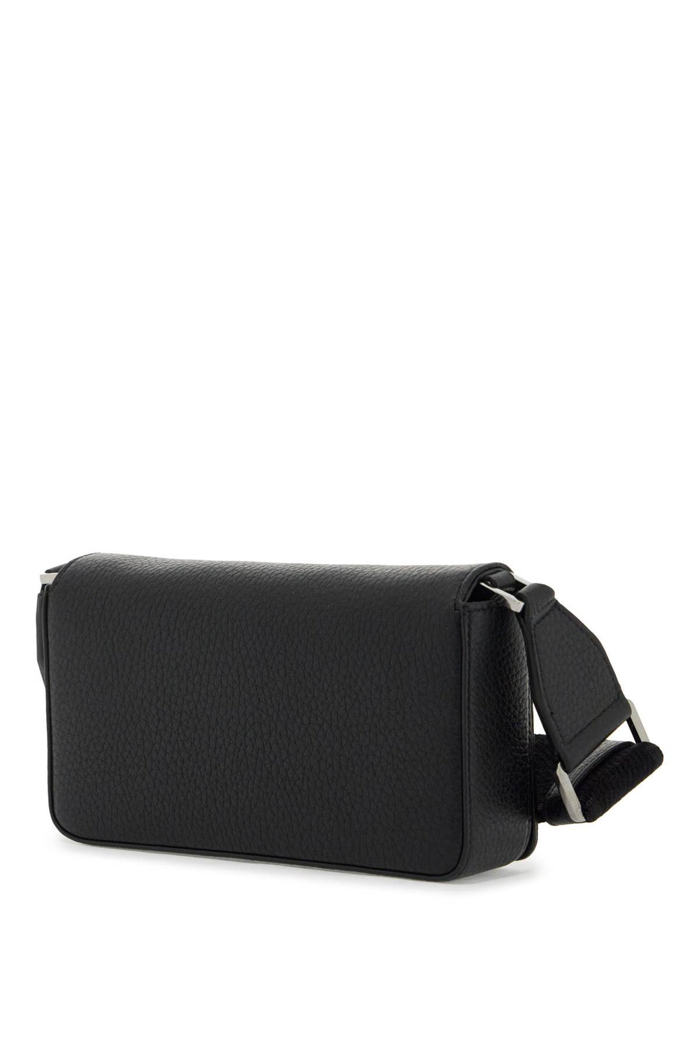 mini leather crossbody bag with shoulder strap.-1