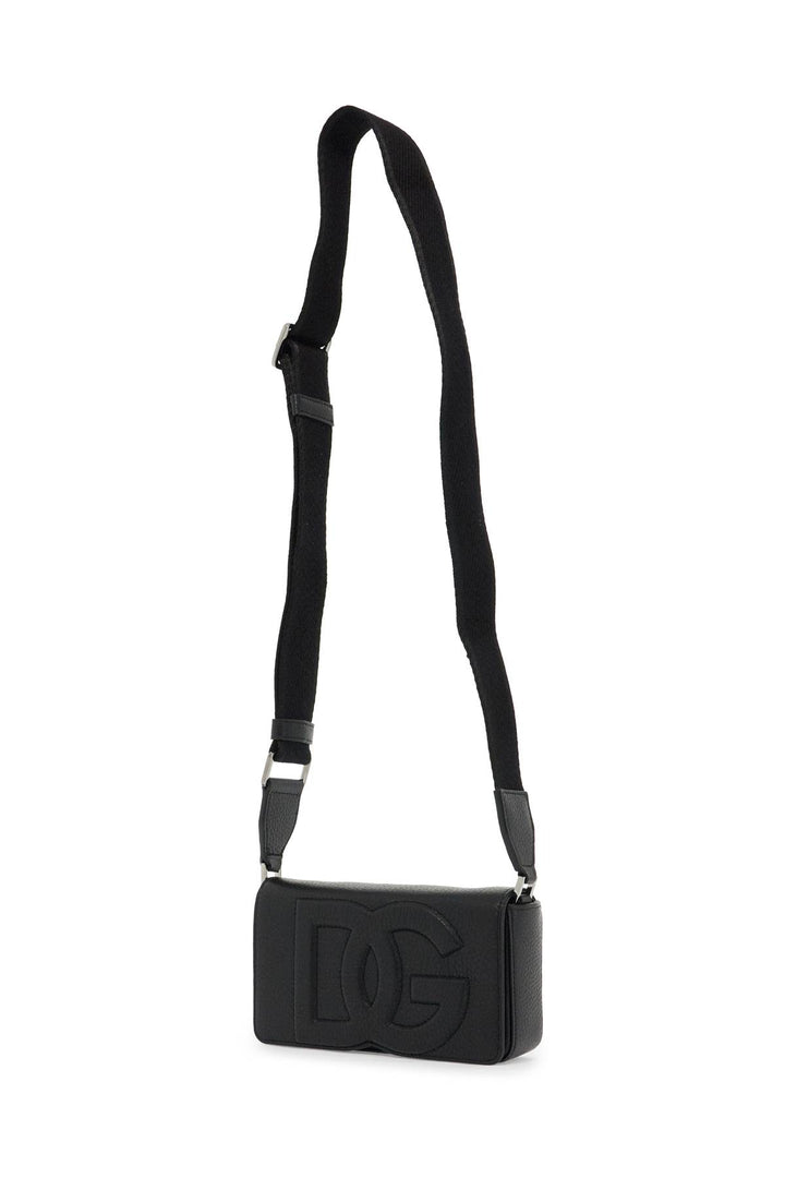 mini leather crossbody bag with shoulder strap.-2