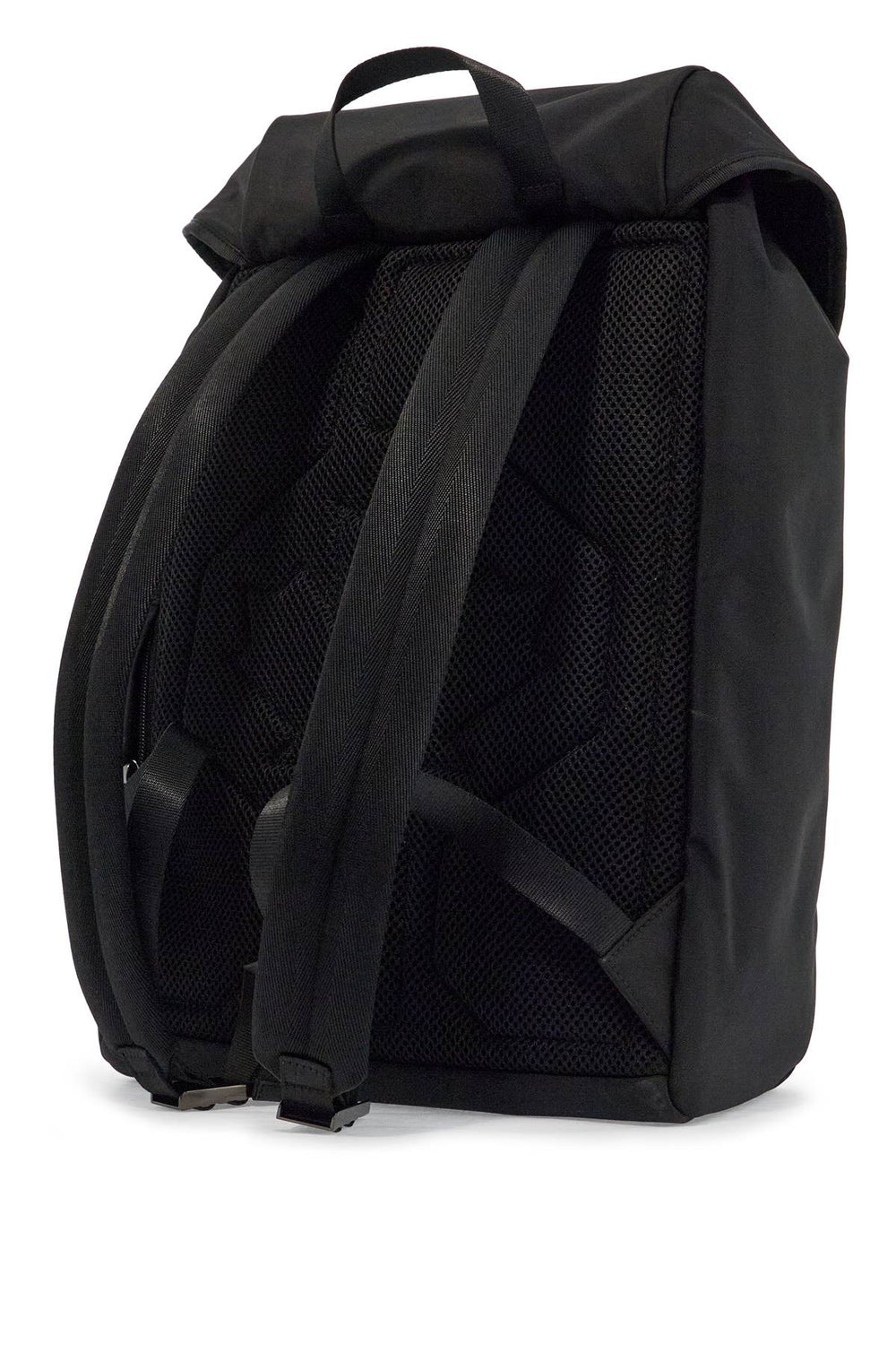 black nylon laptop backpack-1