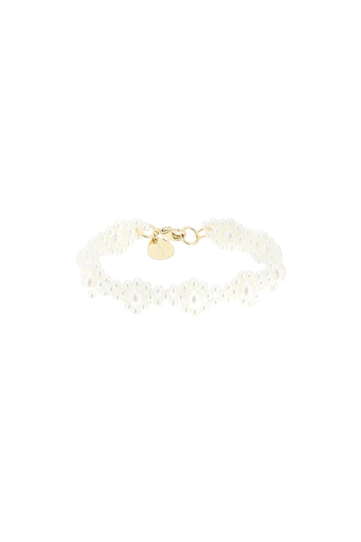 bracelet with daisy-shaped beads-0