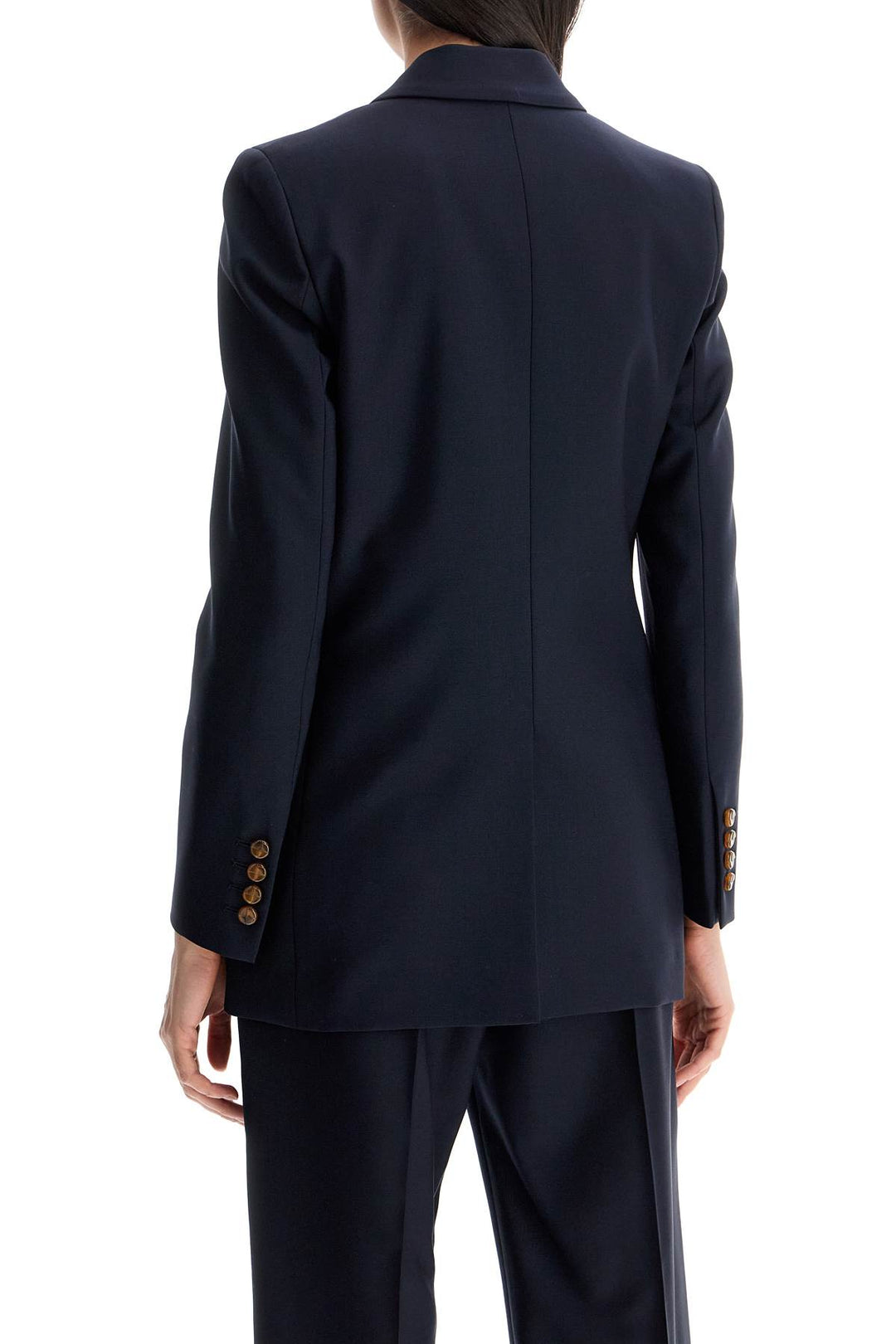 navy blue virgin wool single-breasted blazer-2