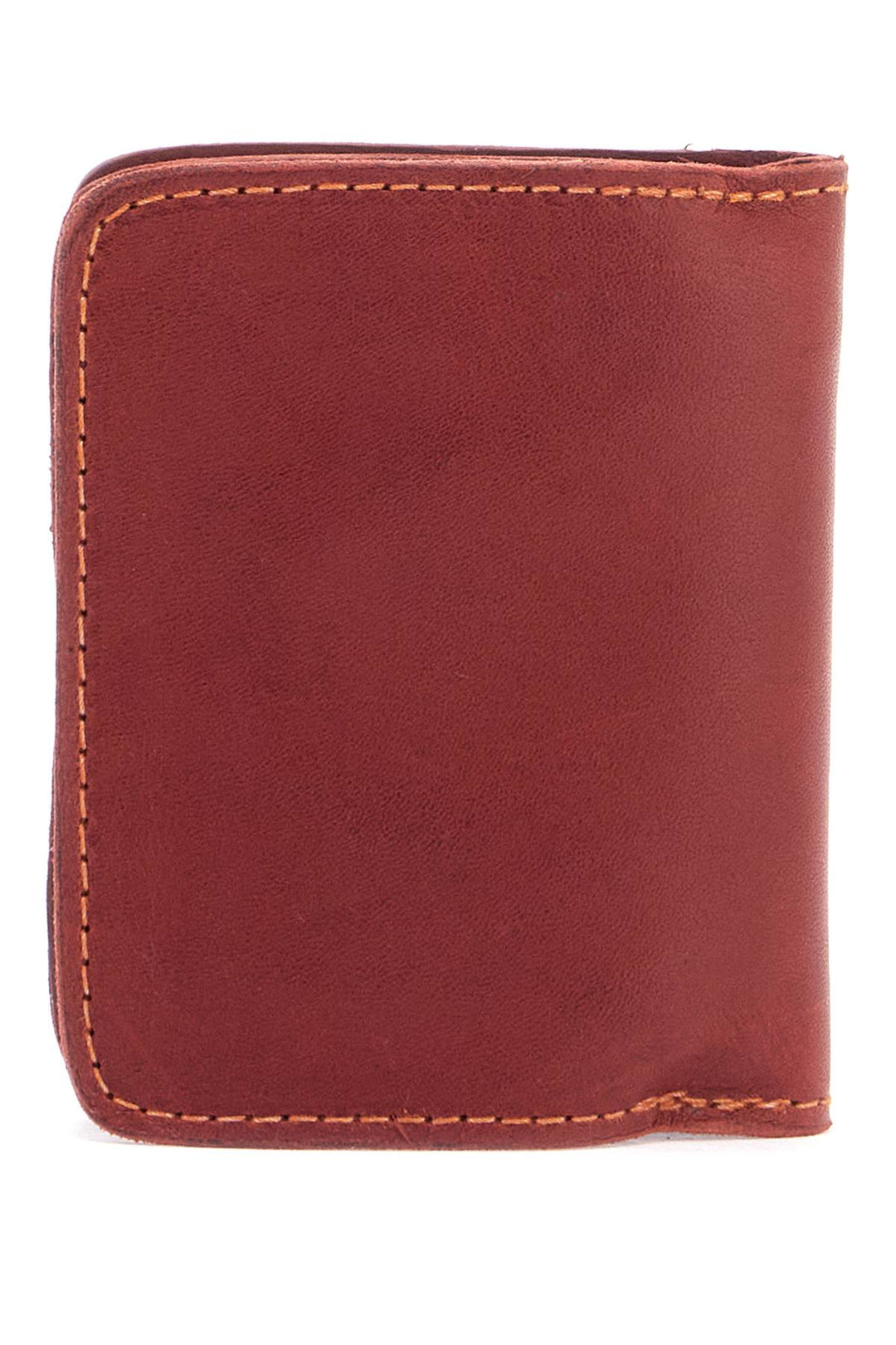 elegant red kangaroo leather wallet with card slots-2