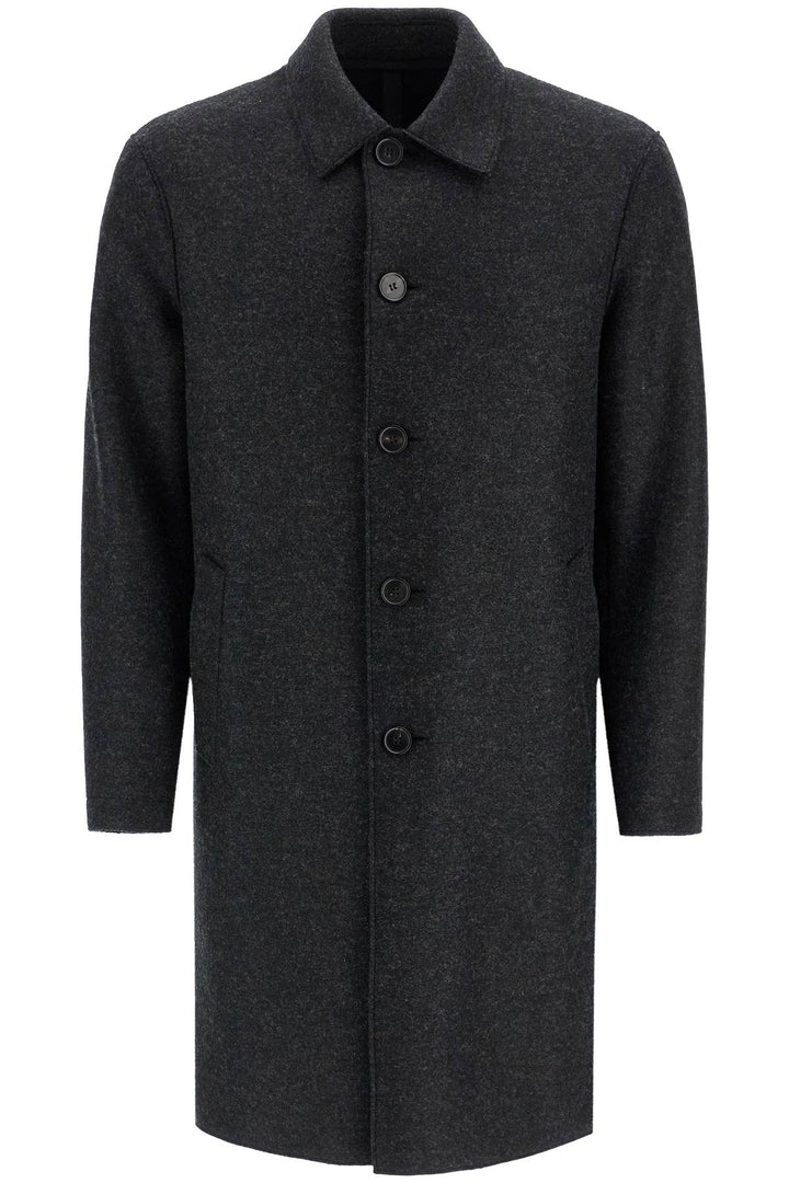 single-breasted pressed wool coat-0