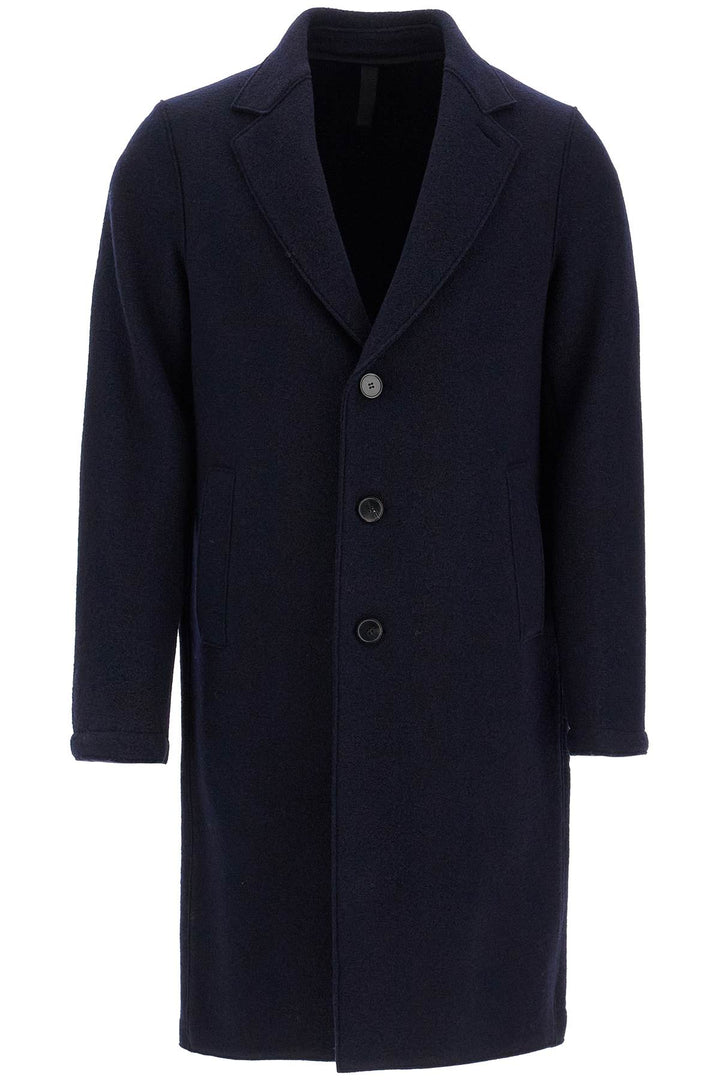 single-breasted wool coat in boiled-0