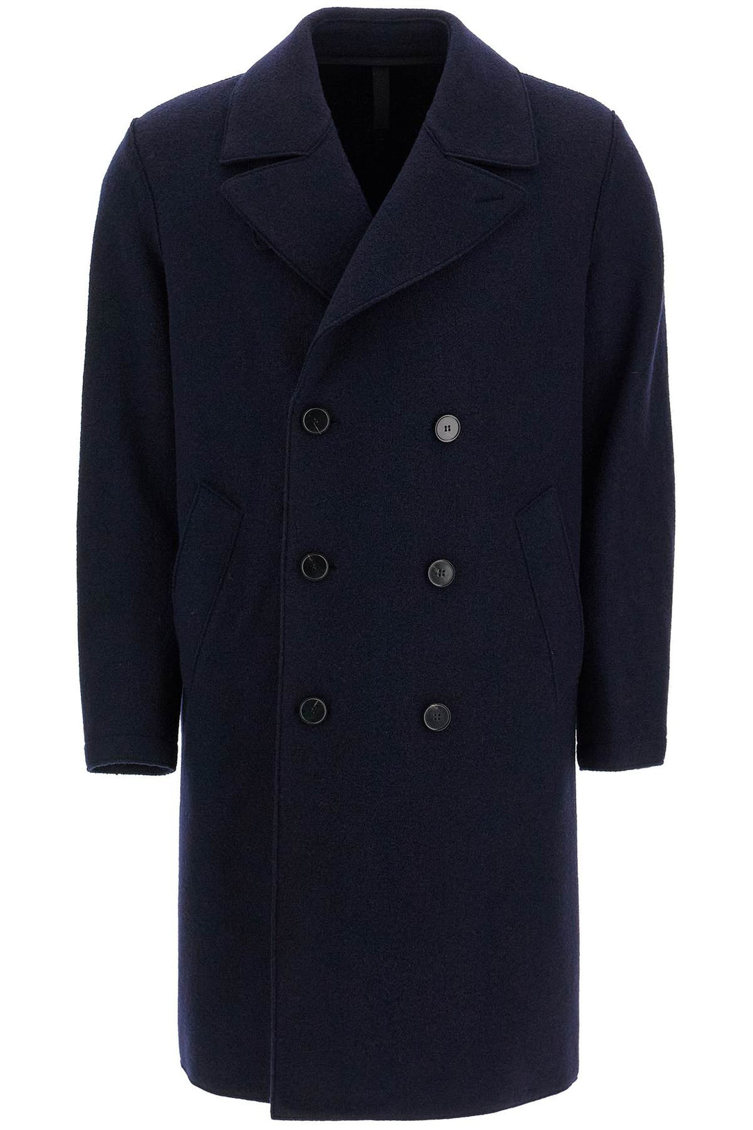 double-breasted wool coat in boiled-0