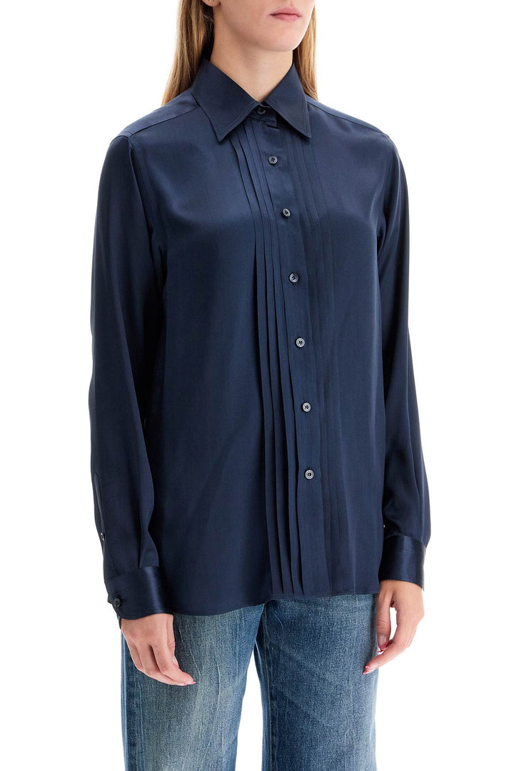 silk charmeuse blouse shirt-1