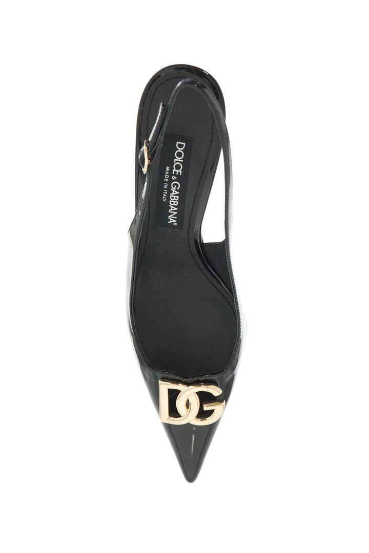 glossy leather slingback dé-1