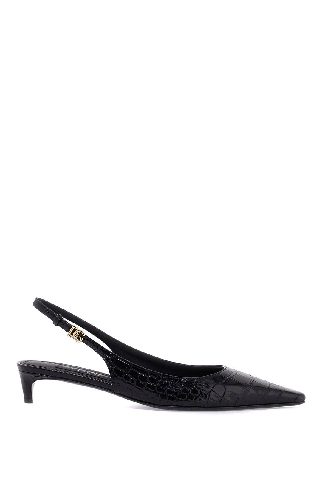 cocco print leather slingback décol-0