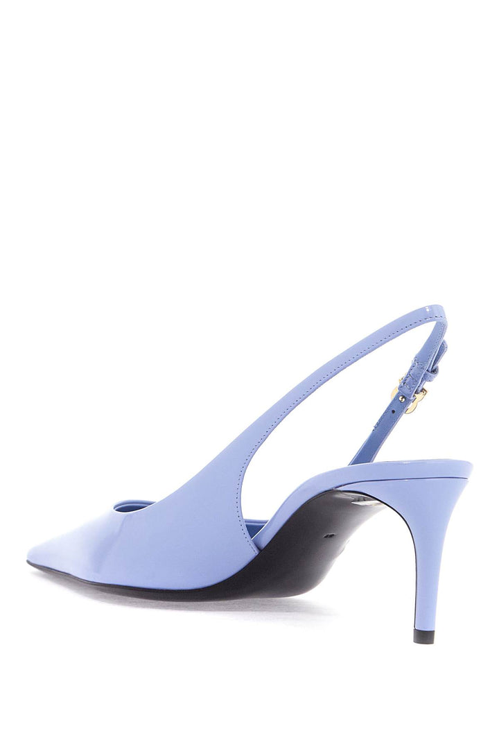 glossy leather slingback dé-2