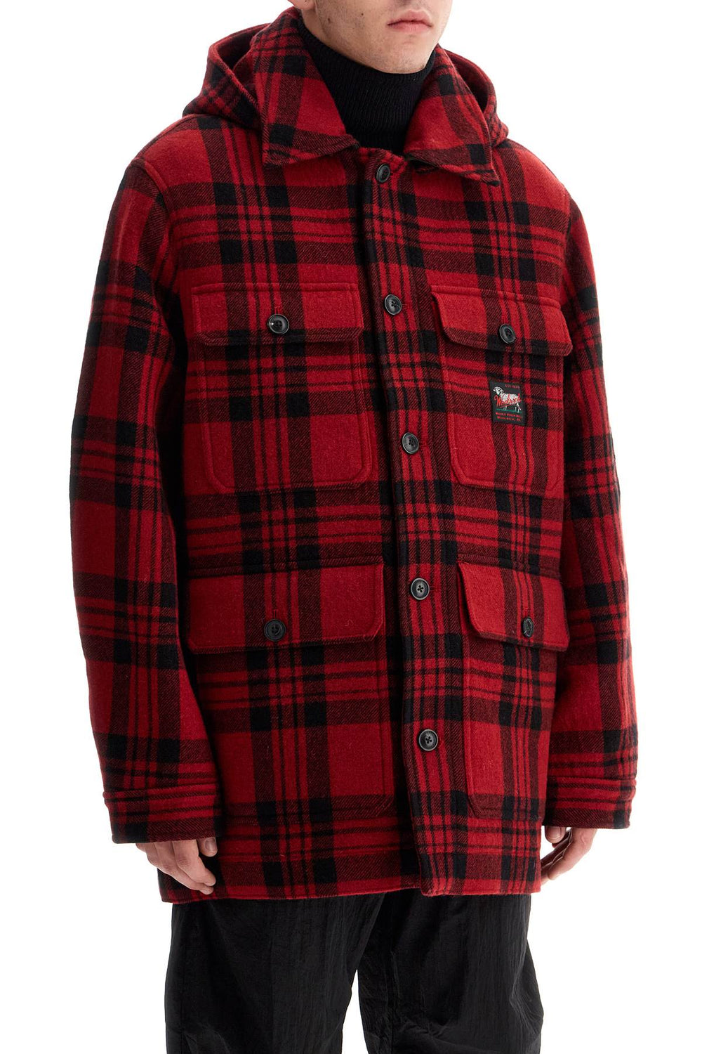 plaid cruiser hooded jacket-1