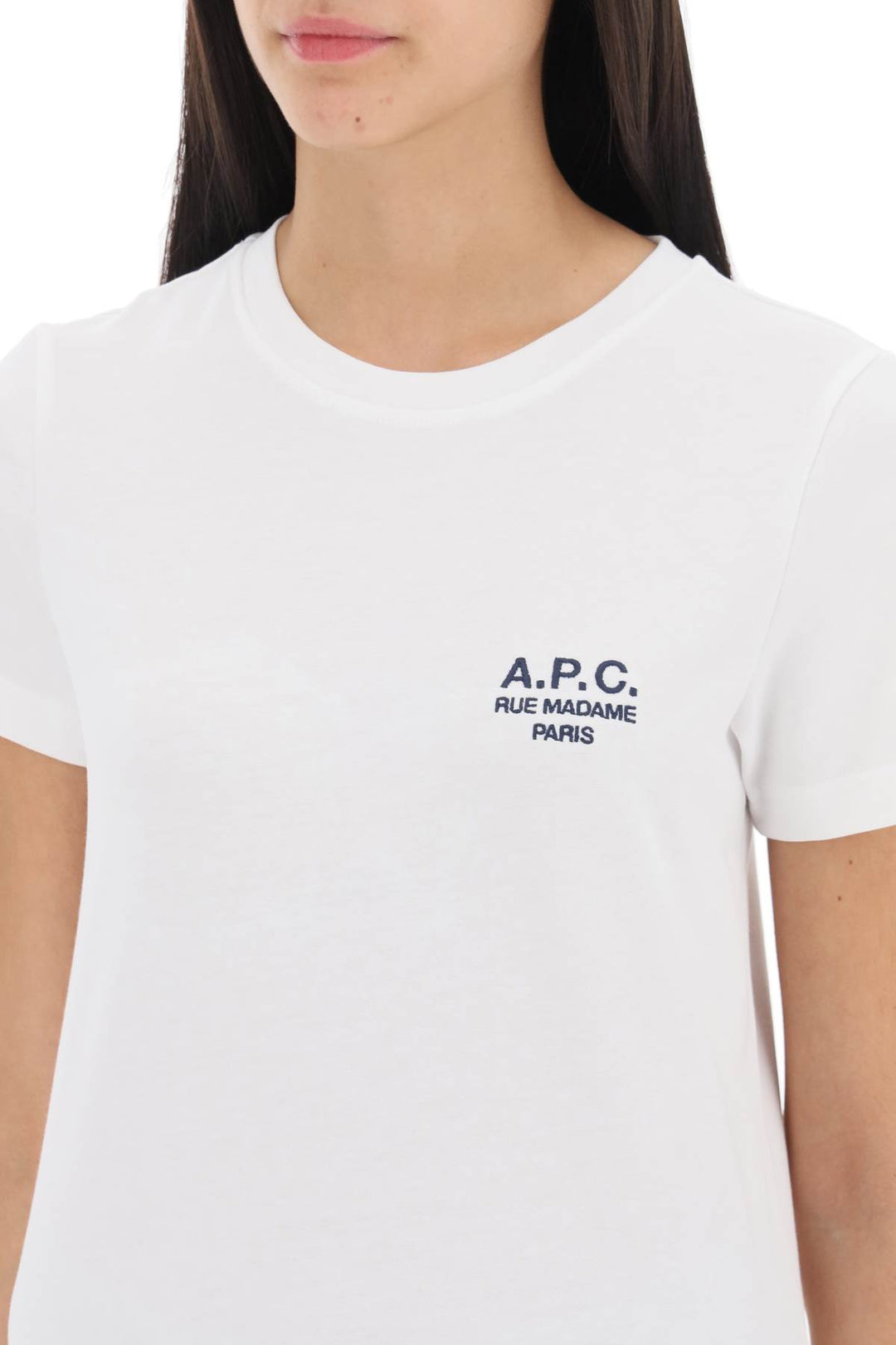 denise t-shirt with logo embroidery-3