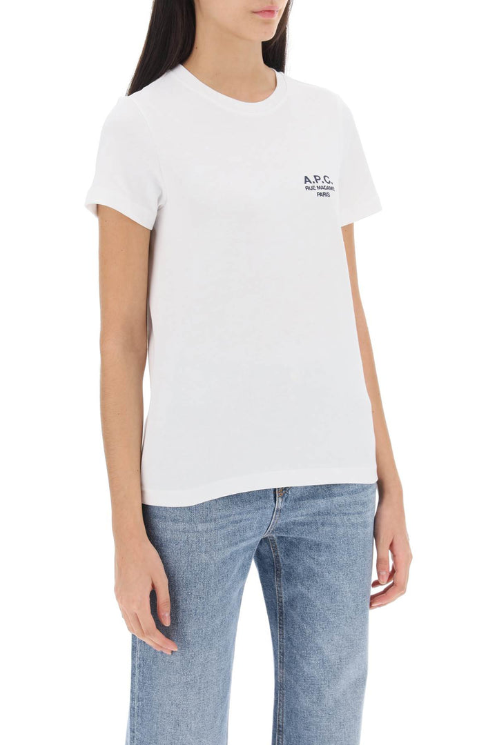 denise t-shirt with logo embroidery-1