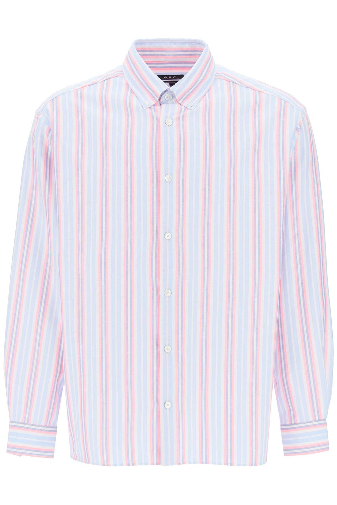 mathias striped oxford shirt-0