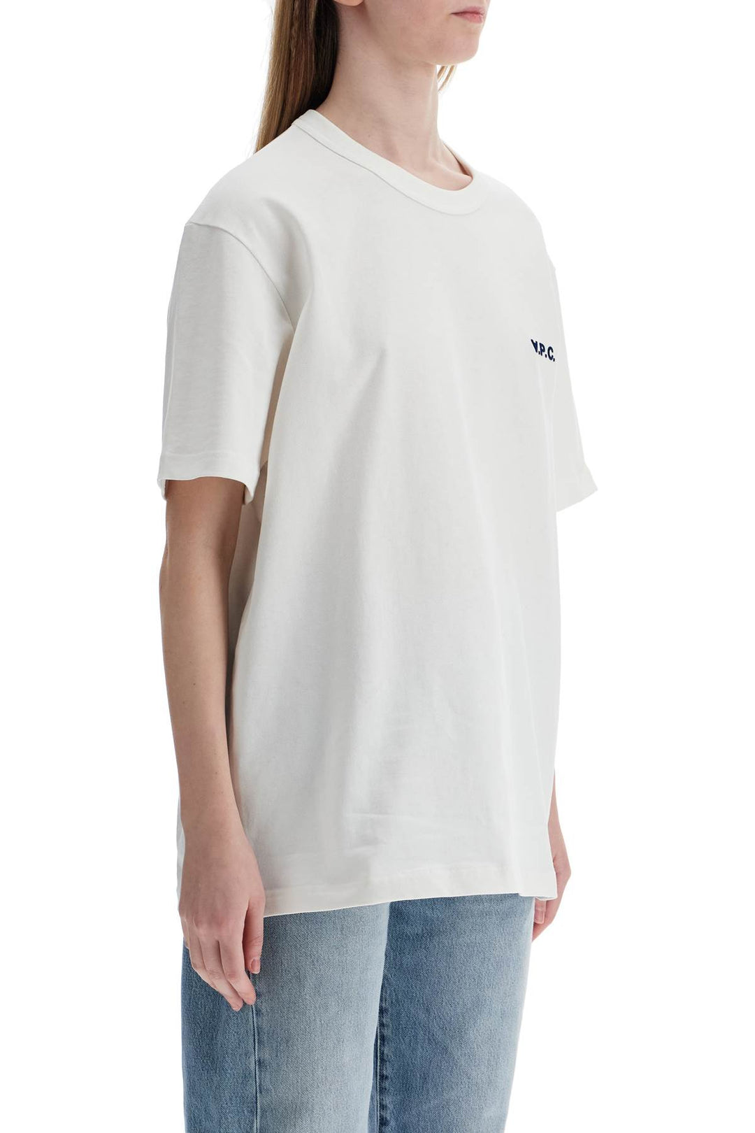 unisex boxy t-shirt in organic cotton white-1