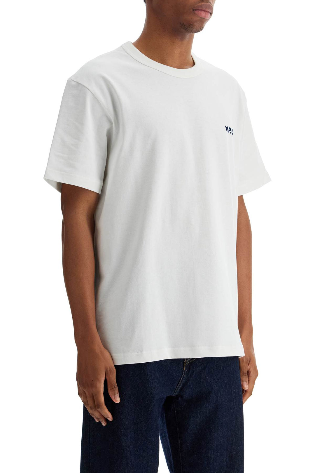 unisex boxy t-shirt in organic cotton white-2